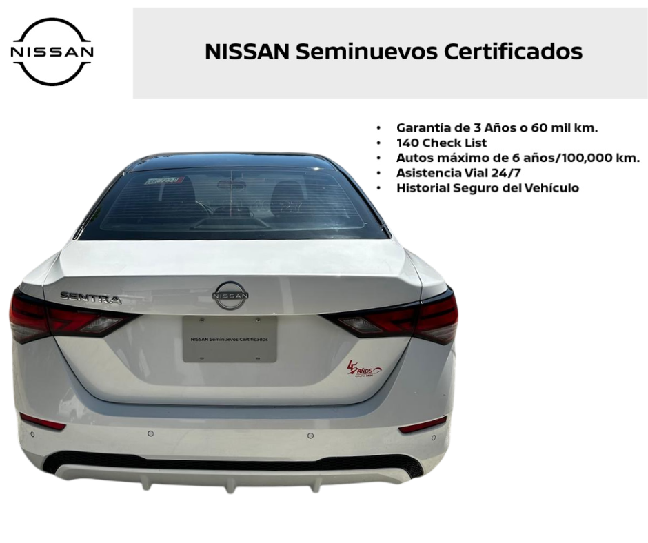 2025 Nissan SENTRA 4P SENSE L42.0 MAN