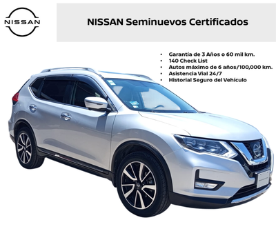 2020 Nissan X-TRAIL 5 PTS EXCLUSIVE CVT PIEL QCP GPS 5 PAS RA-19